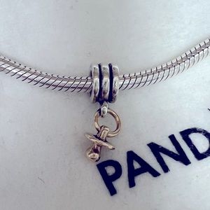 Pandora Gold Pacifier Charm
